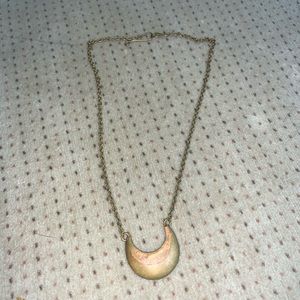 gold/bronzy necklace